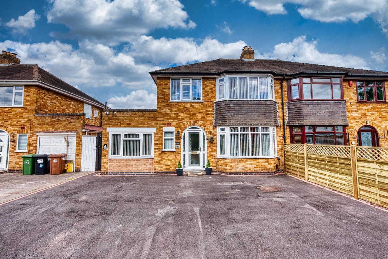 Elegant 5 Bed House - Sleeps 9, Central Solihull, Nec, Jlr, Hs2, Resorts World, Airport Business And Leisure Stays, Buitenkant foto