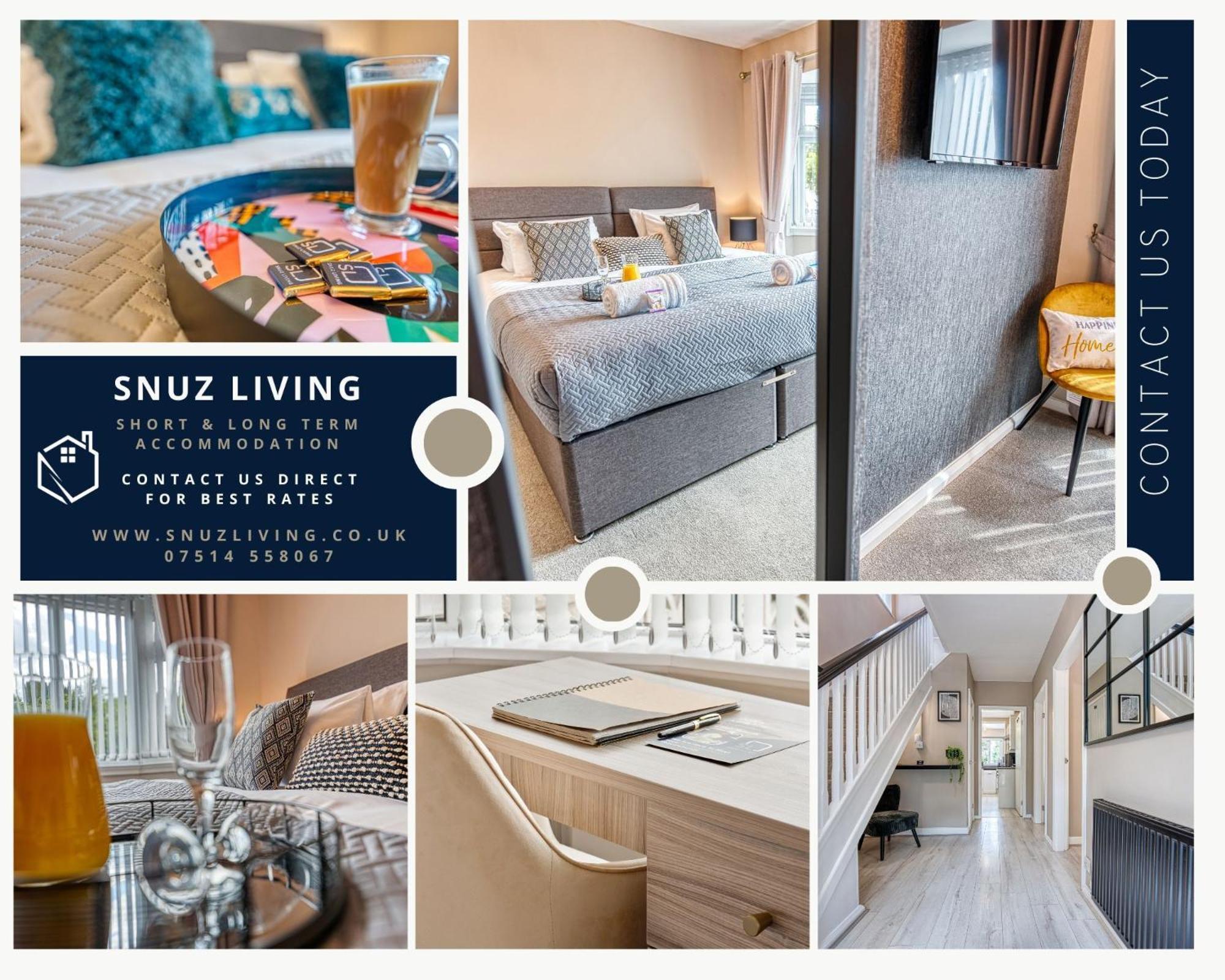 Elegant 5 Bed House - Sleeps 9, Central Solihull, Nec, Jlr, Hs2, Resorts World, Airport Business And Leisure Stays, Kamer foto